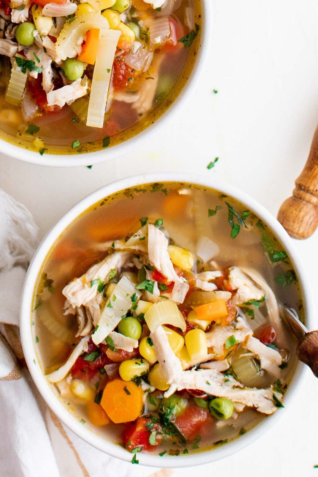 Turkey Vegetable Soup - Yellow Bliss Road