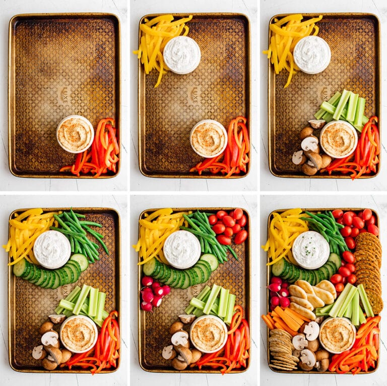 How to Make a Veggie Tray - Yellow Bliss Road