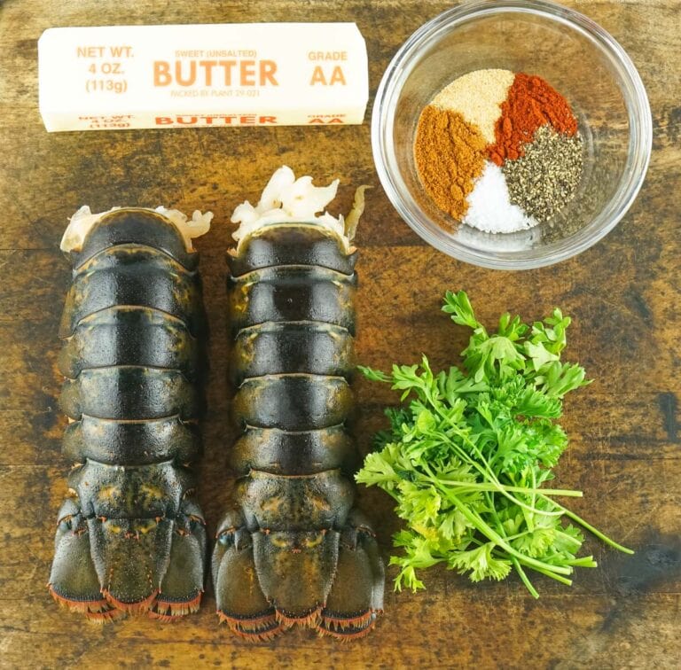 Garlic Butter Baked Lobster Tails - Yellow Bliss Road