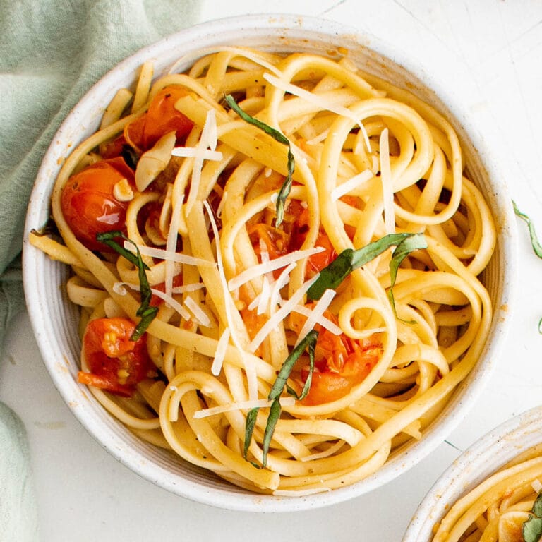 Roasted Cherry Tomato Pasta - Yellow Bliss Road