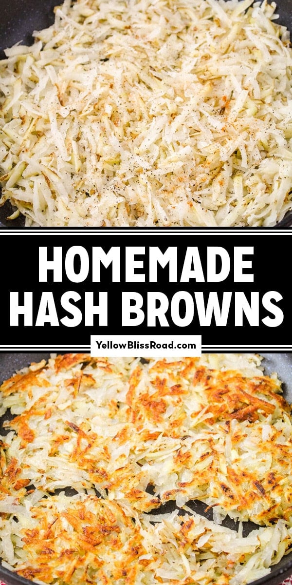 Crispy Hash Browns {Homemade} - Two Peas & Their Pod