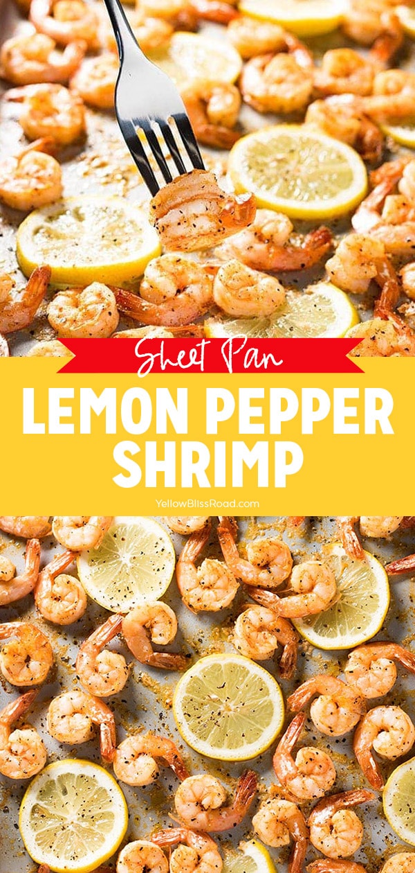 Sheet Pan Lemon Pepper Shrimp - The Salty Marshmallow