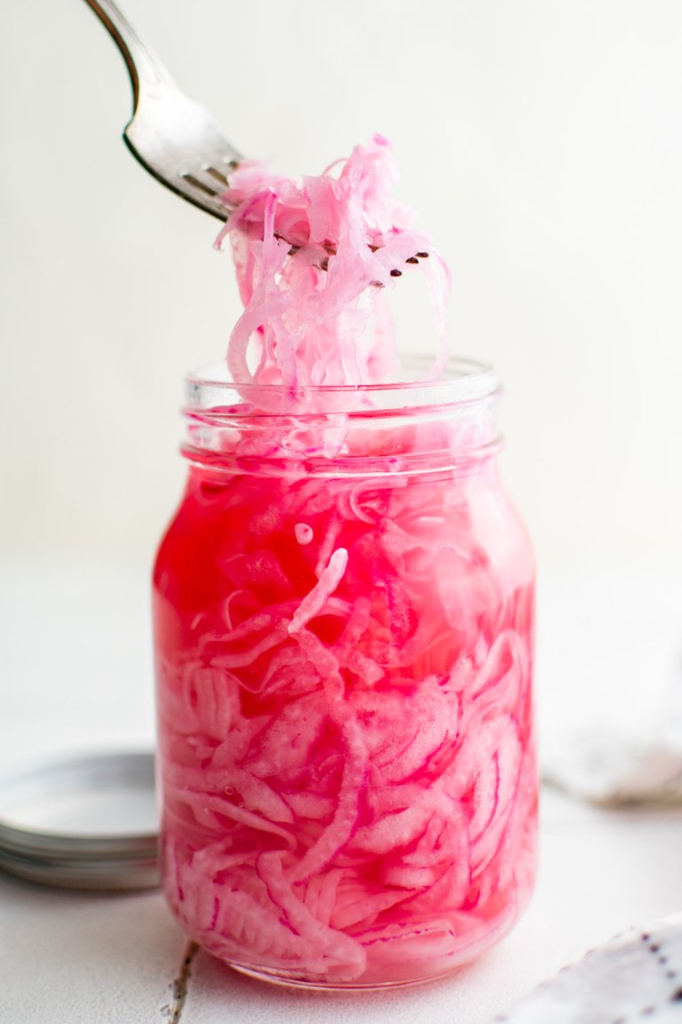 Pickled Red Onions - Yellow Bliss Road