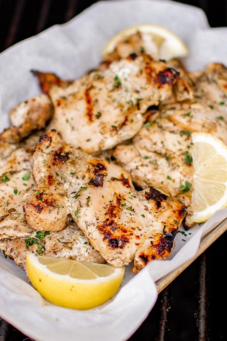 Greek Yogurt Marinated Chicken Thighs Yellow Bliss Road