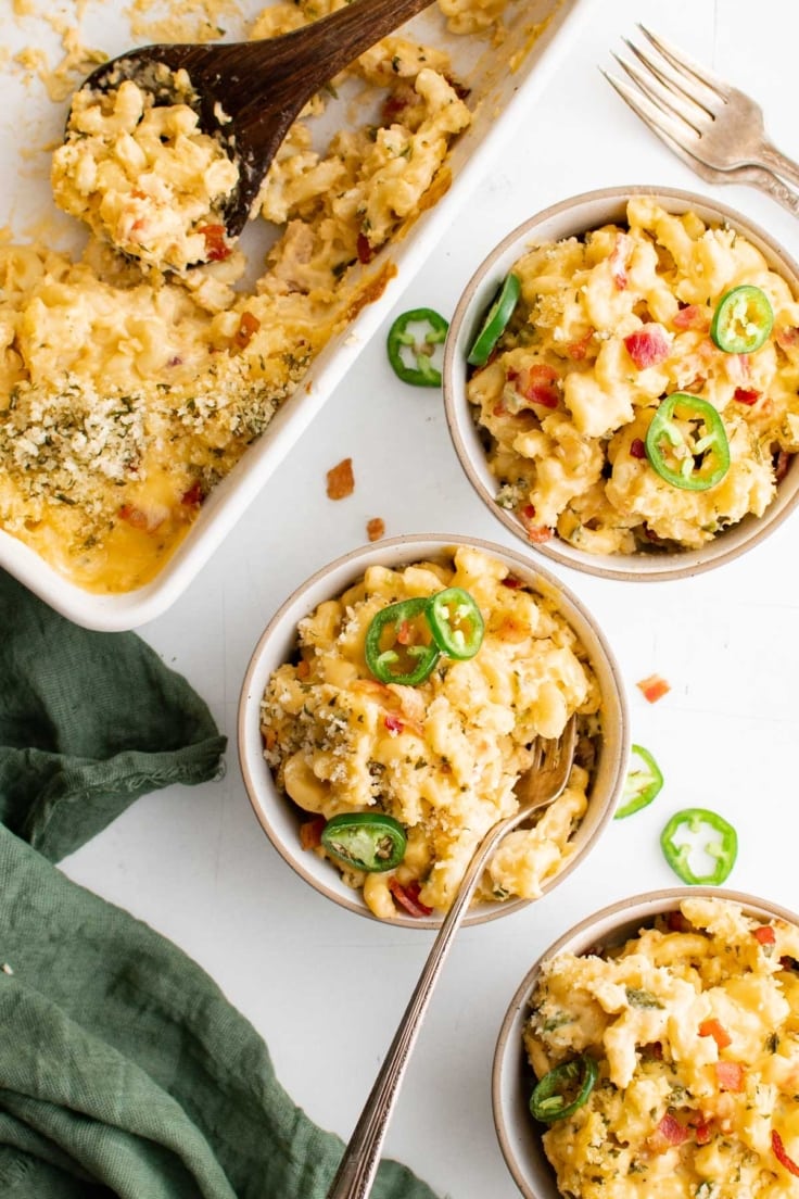 Jalapeno Popper Mac and Cheese - Yellow Bliss Road