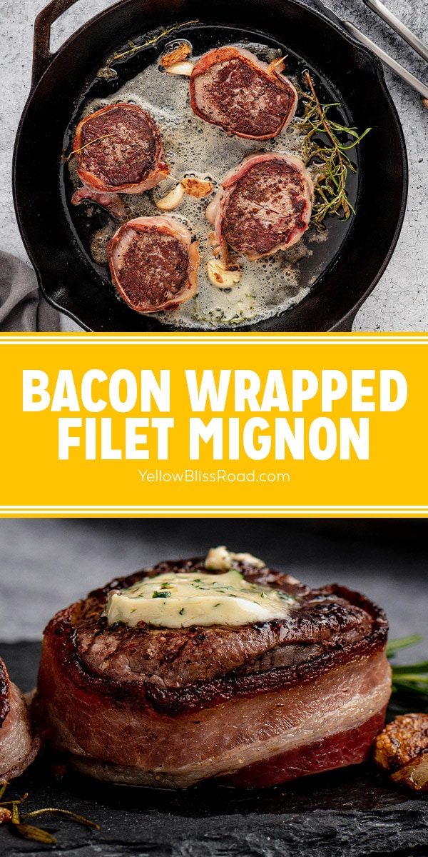 Bacon-Wrapped Filet Mignon (With Crispy Bacon)