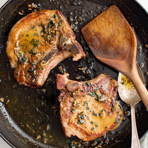 Pan Seared Pork Chops - Yellow Bliss Road