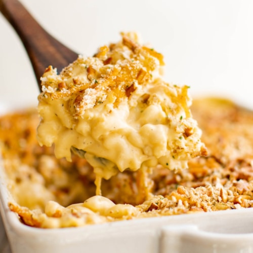 Best Ever Baked Mac and Cheese with a Pretzel Crust