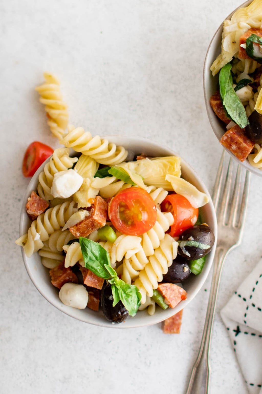 Antipasto Pasta Salad - Yellow Bliss Road