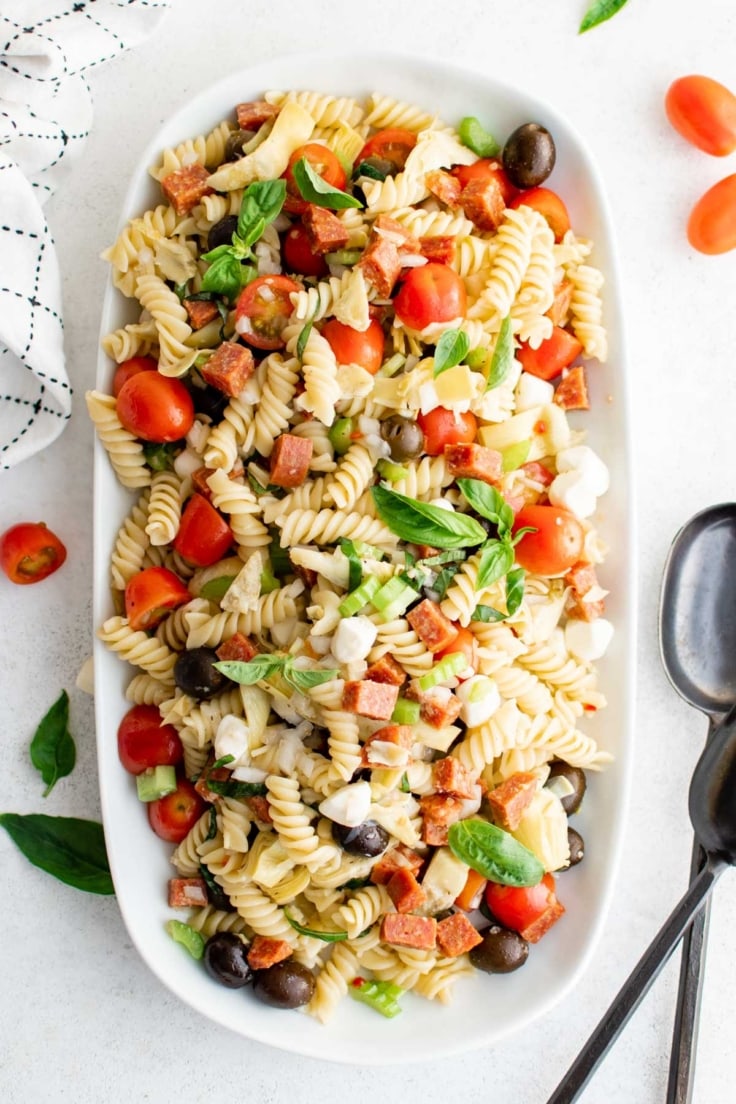 Antipasto Pasta Salad - Yellow Bliss Road