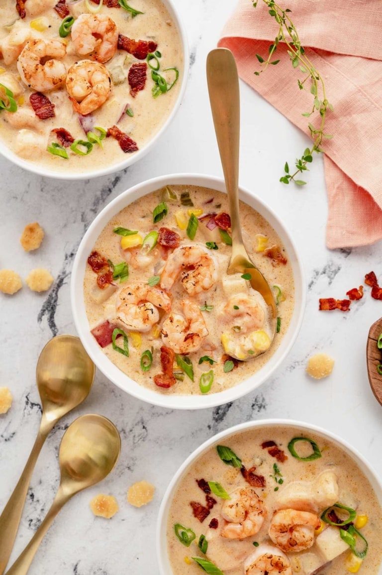 Shrimp Corn Chowder - Yellow Bliss Road