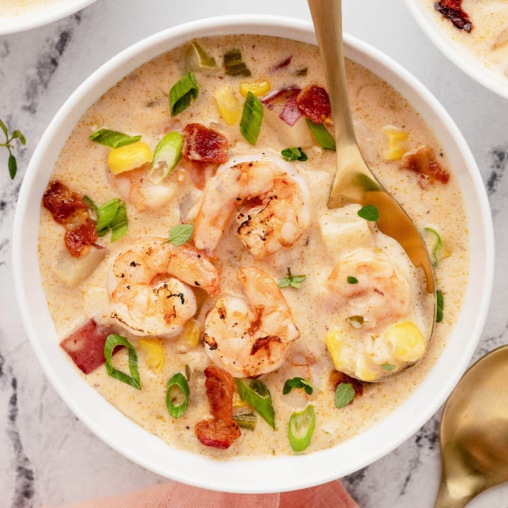 Shrimp Corn Chowder - Yellow Bliss Road