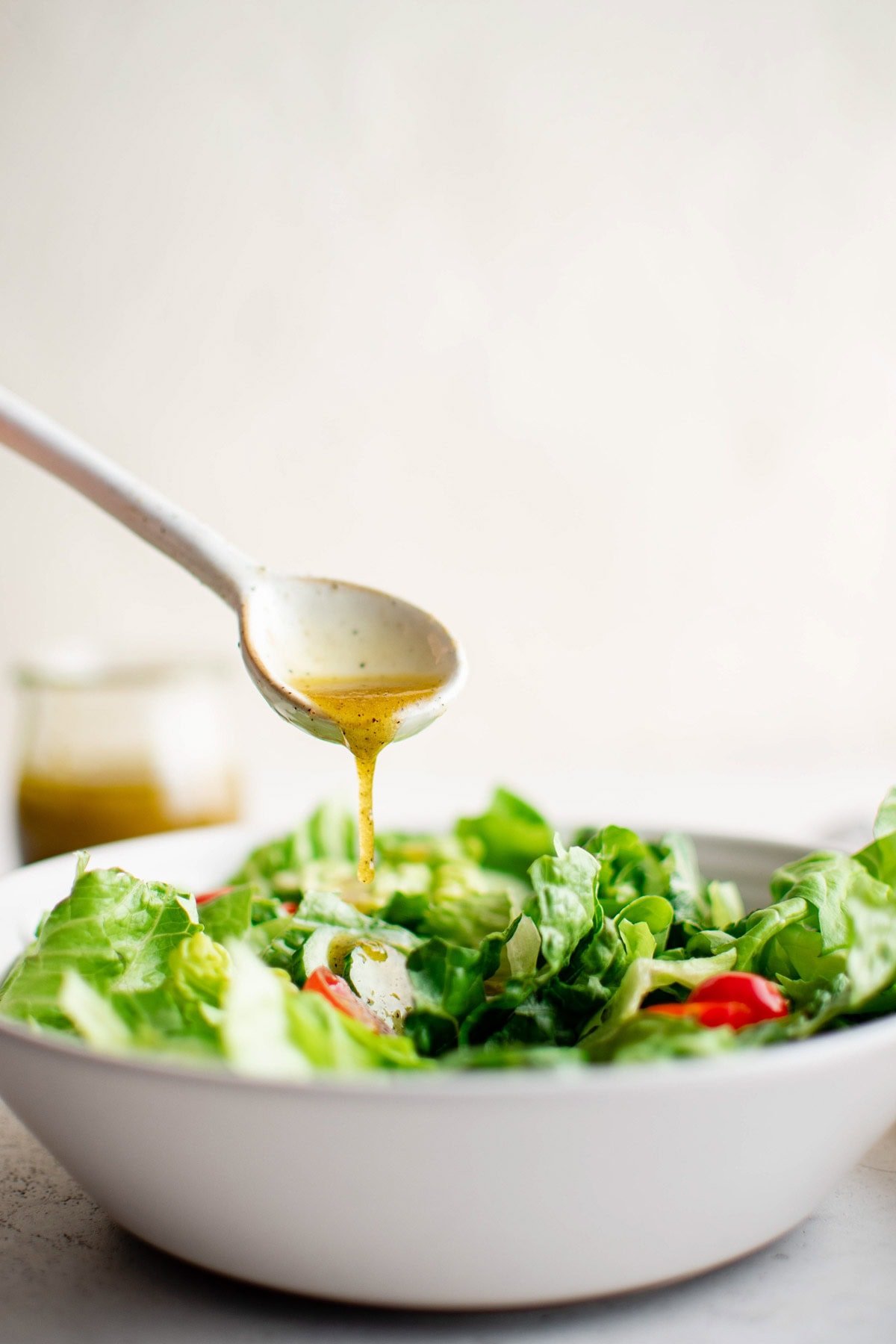 salad with red wine vinaigrette.