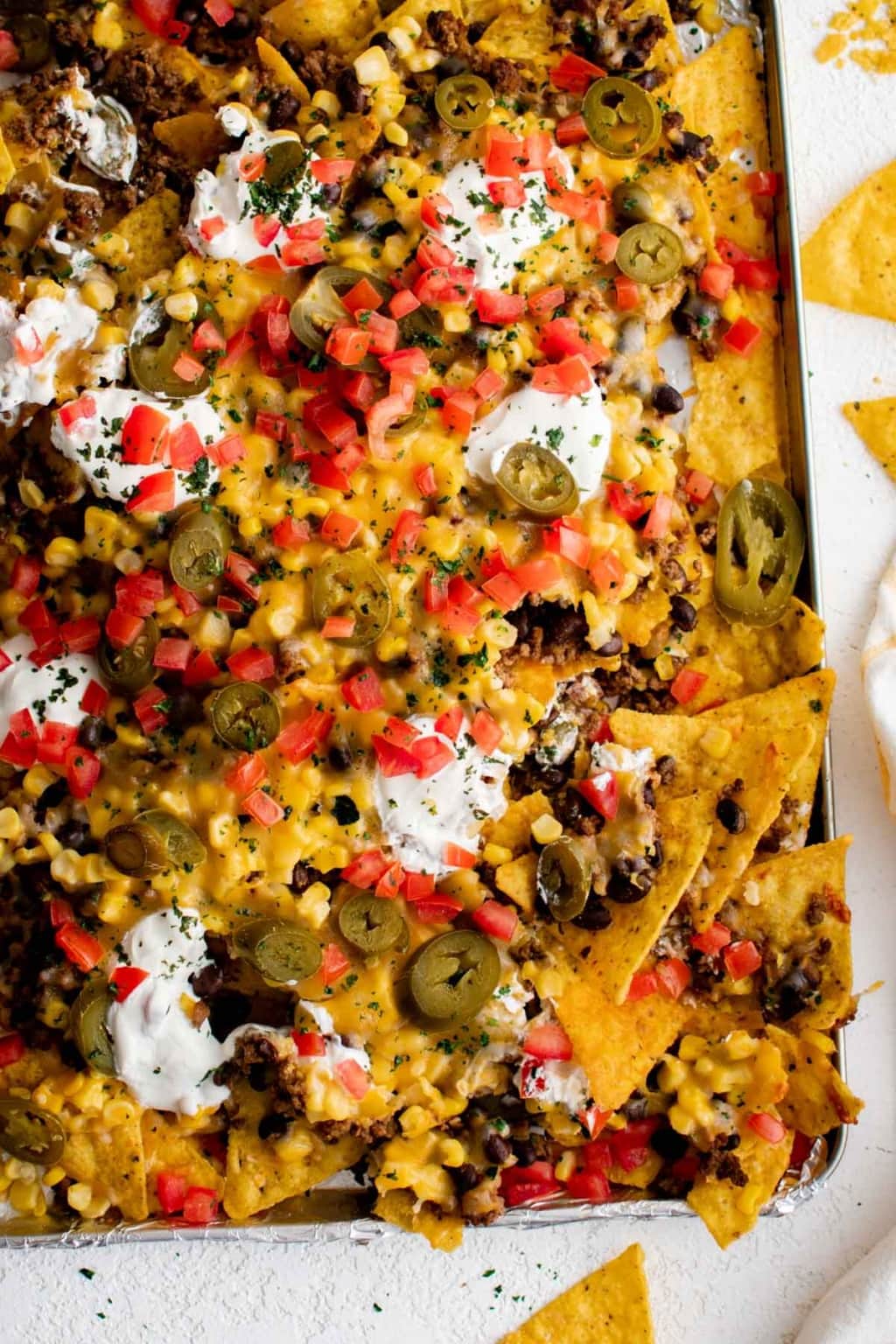 Sheet Pan Nachos - A Crowd Pleasing DIY Mexican Meal