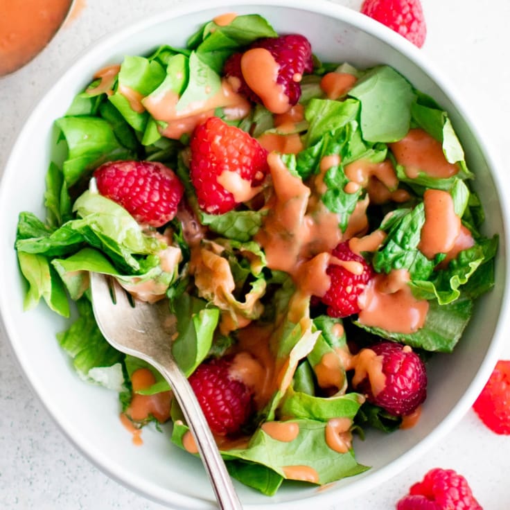 Easy Raspberry Vinaigrette Dressing