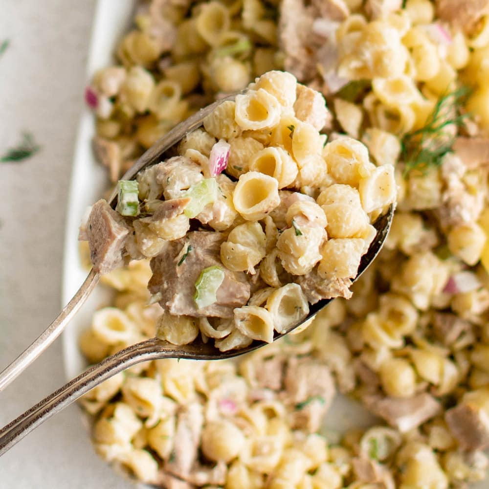 One Pan Creamy Tuna Pasta - Together to Eat - Family Meals