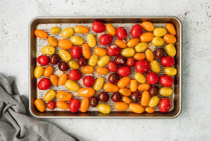 Roasted Cherry Tomatoes - Yellow Bliss Road