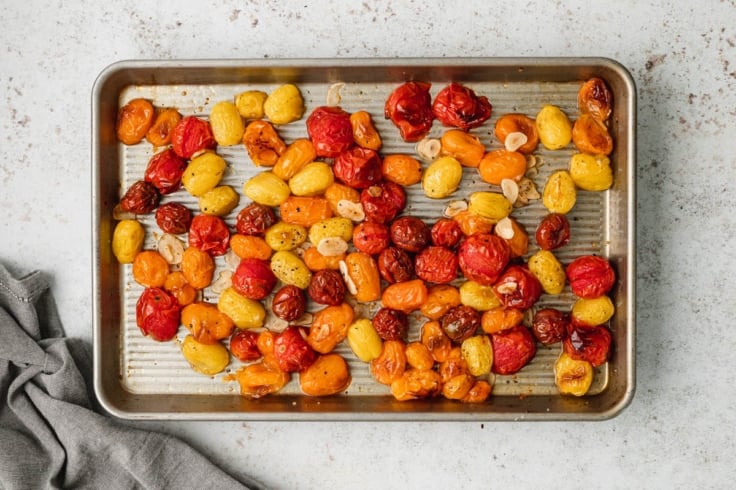 Roasted Cherry Tomatoes - Yellow Bliss Road