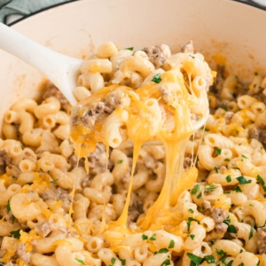 Hamburger Mac and Cheese (Homemade Hamburger Helper)