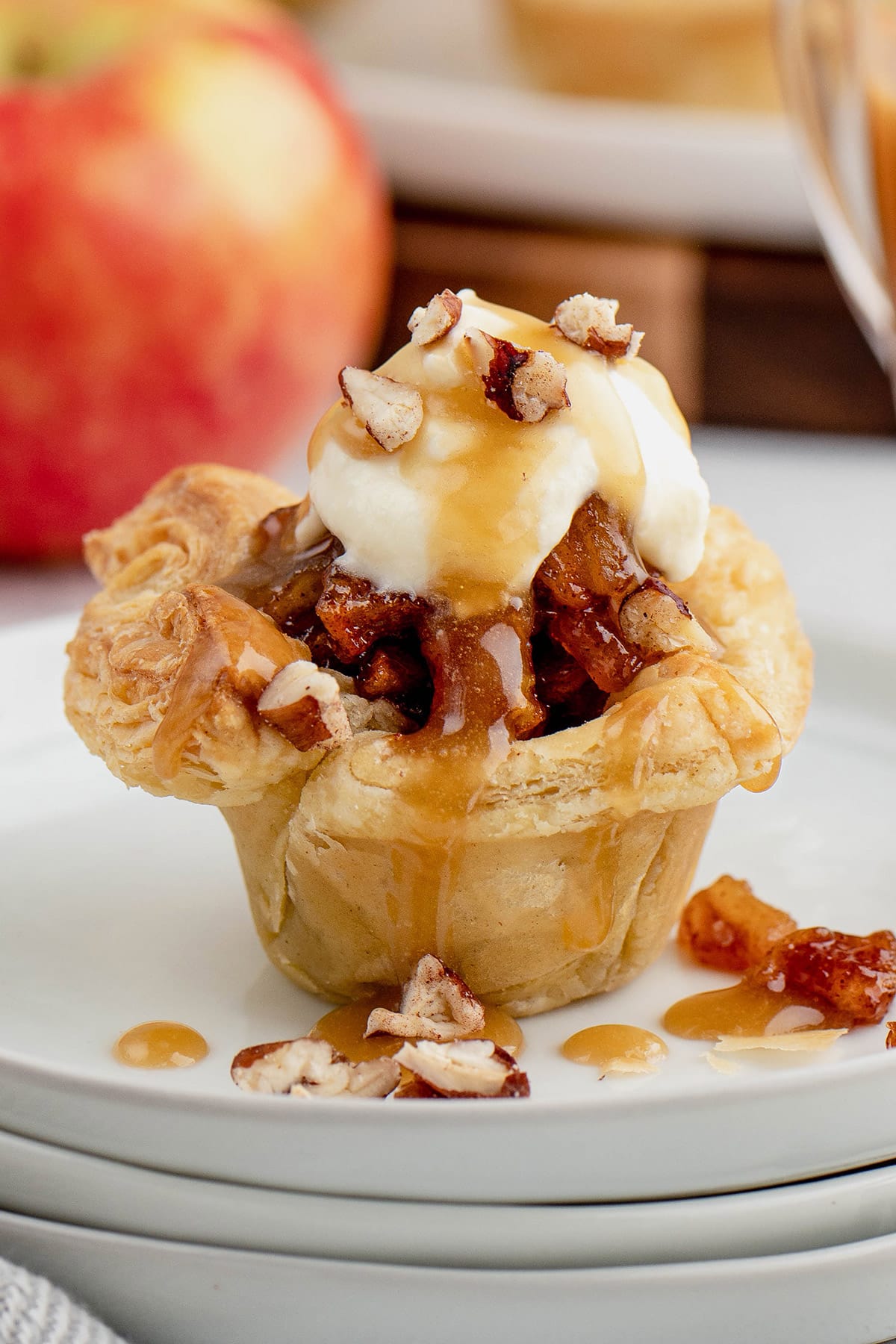 Air Fryer Mini Muffin Tin Apple Pies - Fork To Spoon