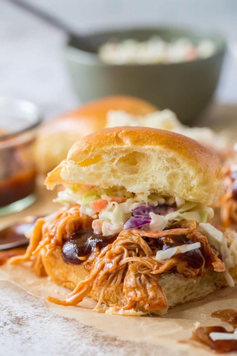 BBQ Chicken Sliders - Yellow Bliss Road