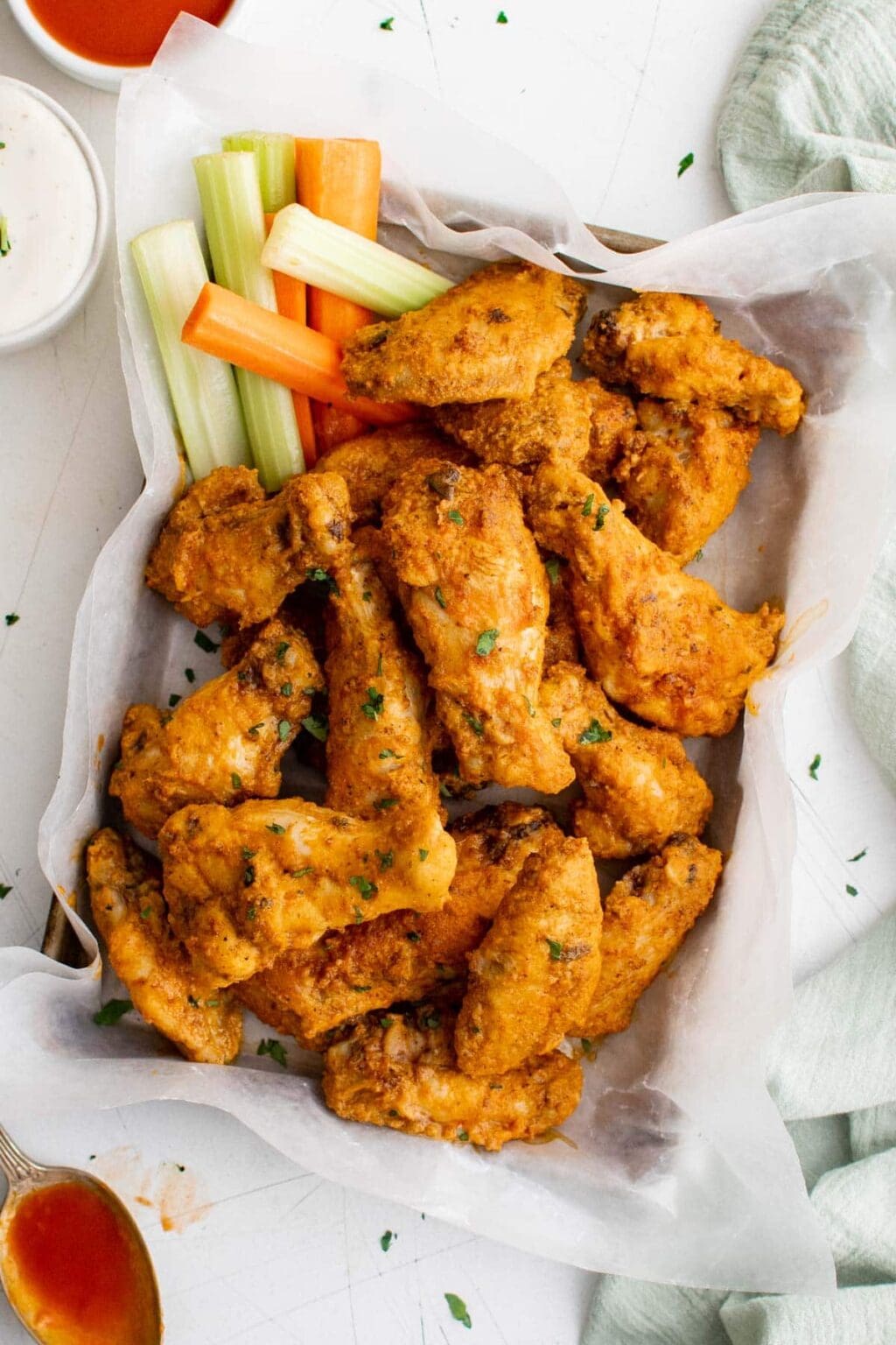 Crispy Baked Buffalo Wings - Yellow Bliss Road