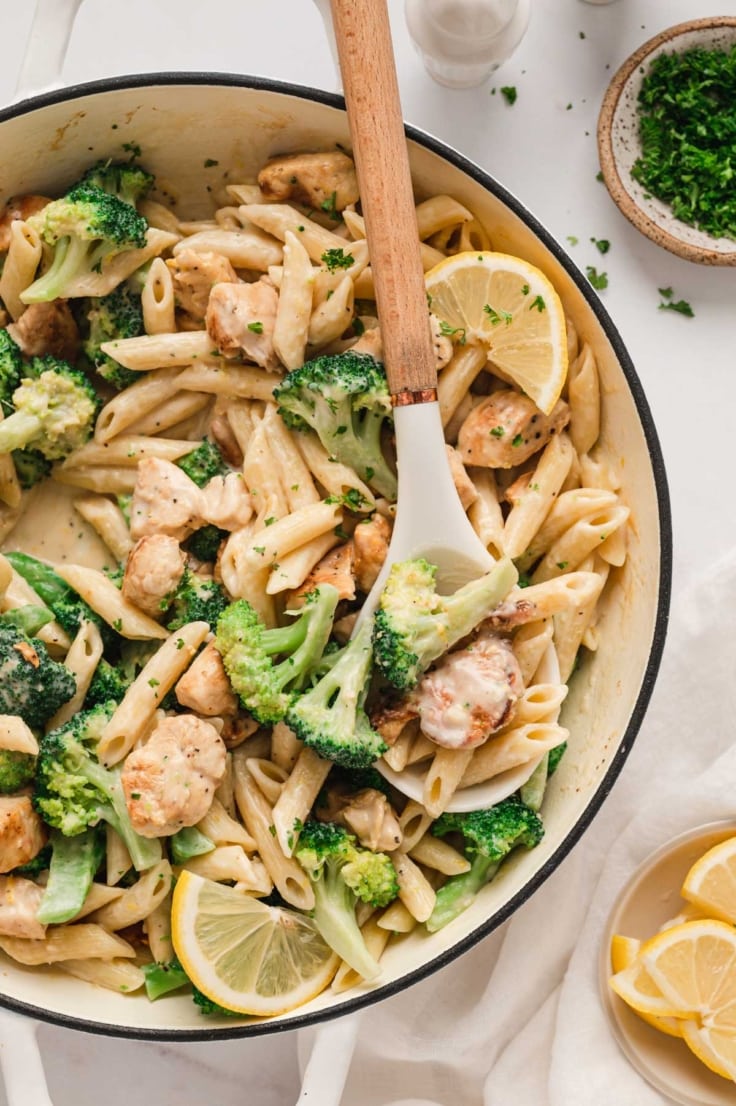 Chicken Broccoli Pasta - Yellow Bliss Road