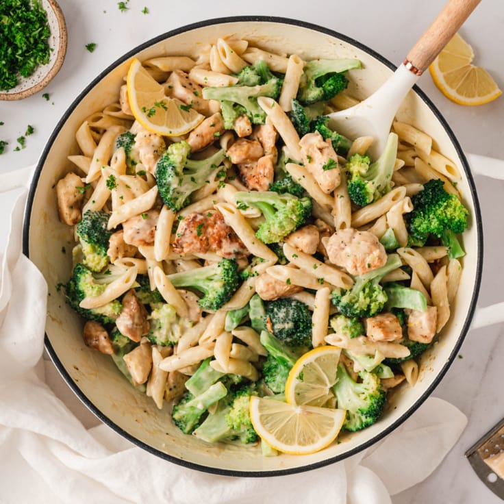 Chicken Broccoli Pasta - Yellow Bliss Road