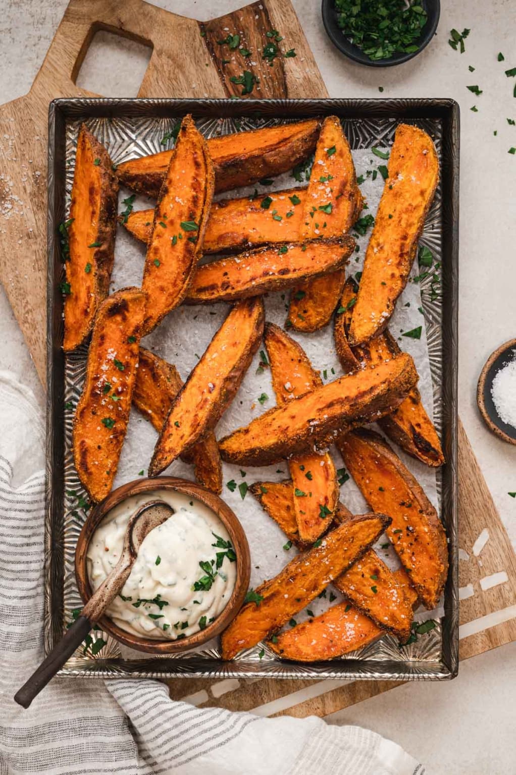 Sweet Potato Wedges - Yellow Bliss Road